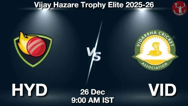 HYD vs VID Match Previews and Cricket Tips