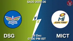 DSG vs MICT Match Prediction Picture