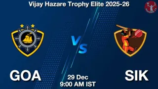 GOA vs SIK