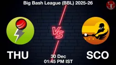 THU vs SCO Match Prediction Picture