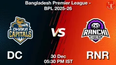 DC vs RNR Match Result