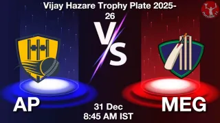 AP vs MEG AP vs MEG - Vijay Hazare