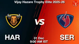 HAR vs SER - Vijay Hazare