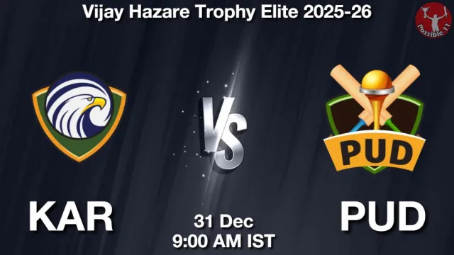 KAR vs PUD Match Previews and Cricket Tips