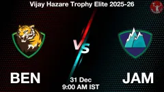 BEN vs JAM Match Prediction Picture