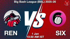 REN vs SIX Match Prediction Picture