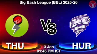 THU vs HUR - Big Bash