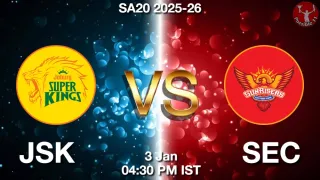 JSK vs SEC - SA20 2025-26