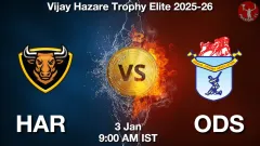 HAR vs ODS Match Prediction Picture