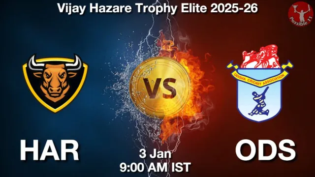 HAR vs ODS Match Previews and Cricket Tips