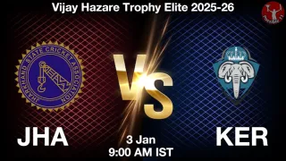 JHA vs KER - Vijay Hazare