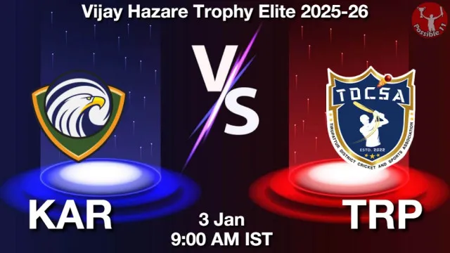 KAR vs TRP Match Previews and Cricket Tips