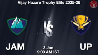 JAM vs UP - Vijay Hazare