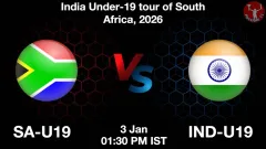 SA-U19 vs IND-U19 Match Prediction Picture