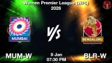 MUM-W vs BLR-W Match Preview - <small>Fri, 09 Jan 07:30 PM IST</small>
