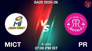 MICT vs PR MICT vs PR - SA20 2025-26