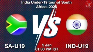 SA-U19 vs IND-U19 SA-U19 vs IND-U19 - India Under-19