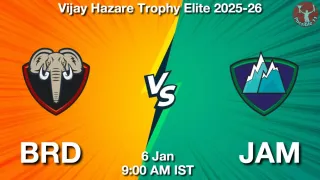 BRD vs JAM BRD vs JAM - Vijay Hazare