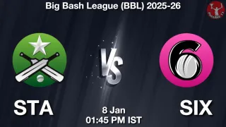 STA vs SIX - Big Bash