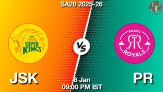 JSK vs PR JSK vs PR - SA20 2025-26