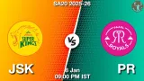 JSK vs PR Match Preview & Latest Updates - <small>Thu, 08 Jan 09:00 PM IST</small>