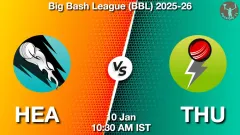 HEA vs THU Match Prediction Picture
