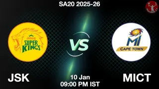 JSK vs MICT - SA20 2025-26