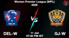 DEL-W vs GJ-W Match Prediction Picture
