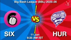 SIX vs HUR Match Prediction Picture