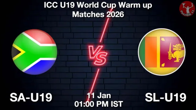 SA-U19 vs SL-U19 Match Previews and Cricket Tips