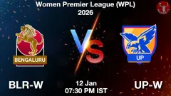 BLR-W vs UP-W Match Prediction Picture