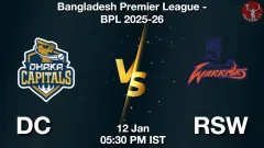 DC vs RSW Match Prediction Picture