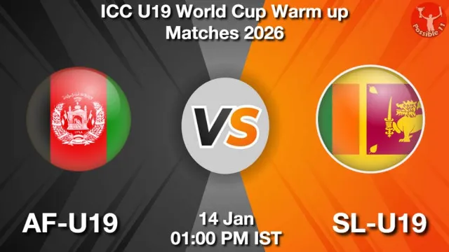 AF-U19 vs SL-U19 Match Previews and Cricket Tips