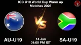 AU-U19 vs SA-U19
