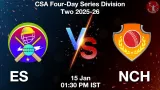 ES vs NCH Match Preview & Latest Updates - <small>Thu, 15 Jan 01:30 PM IST</small>