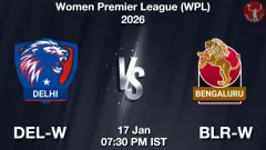 DEL-W vs BLR-W Match Prediction Picture