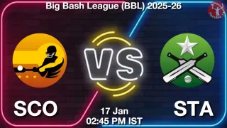 SCO vs STA - Big Bash
