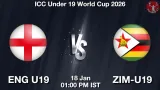 ENG U19 vs ZIM-U19