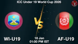 WI-U19 vs AF-U19 - ICC Under