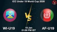 WI-U19 vs AF-U19 Match Preview, Picture