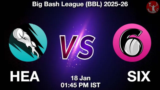 HEA vs SIX Match Previews and Cricket Tips