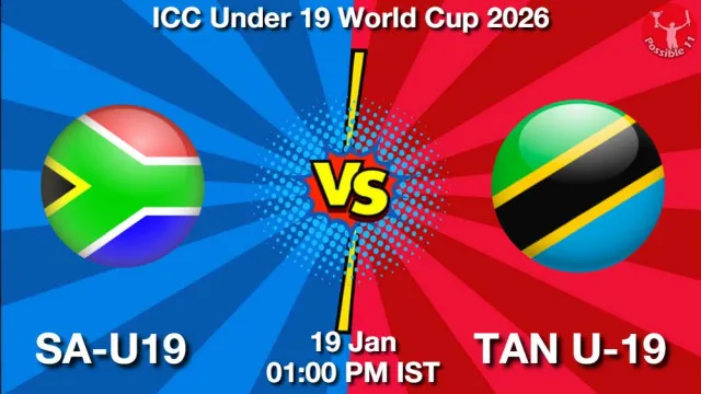SA-U19 vs TAN U-19 Match Previews and Cricket Tips