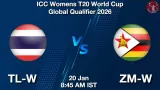 TL-W vs ZM-W Match Preview - <small>Tue, 20 Jan 08:45 AM IST</small>