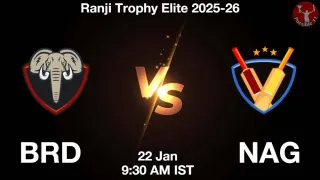 BRD vs NAG - Ranji Trophy