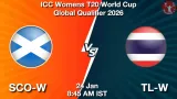 SCO-W vs TL-W Match Preview - <small>Sat, 24 Jan 08:45 AM IST</small>