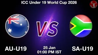 AU-U19 vs SA-U19 - ICC Under