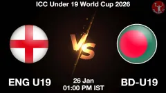 ENG U19 vs BD-U19 Match Picture