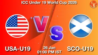 USA-U19 vs SCO-U19 - ICC Under