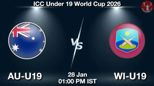 AU-U19 vs WI-U19 ड्रीम11 भविष्यवाणी, फैंटेसी क्रिकेट टीम - 28 जनवरी 2026