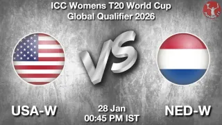 USA-W vs NED-W USA-W vs NED-W - ICC Womens